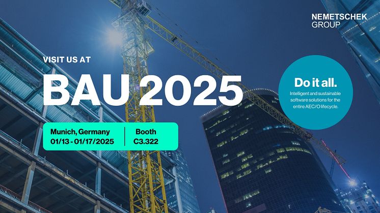 AI and Sustainability: Nemetschek Group Presents Latest Technologies at BAU 2025