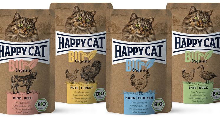 Happy Cat Bio Organic Pouches 