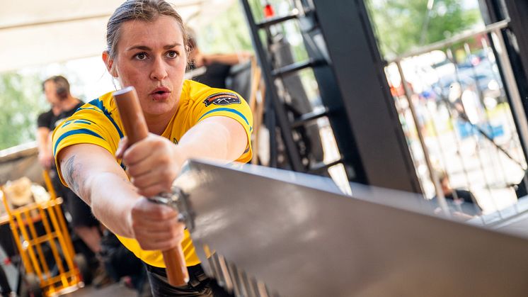Nordiska mästaren Tove Njåstad är redo för internationell tävling i Tyskland.
