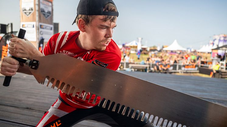 Bo Andersen og de danske atleter er klar til en ny sæson af TIMBERSPORTS®. 