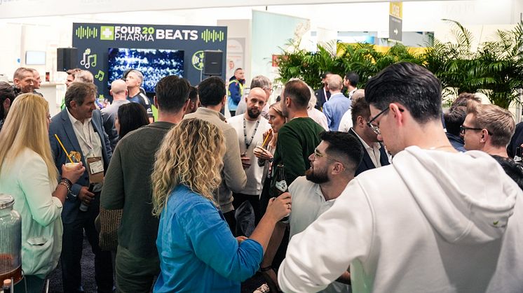 Der Stand von Four 20 Pharma war gut besucht.