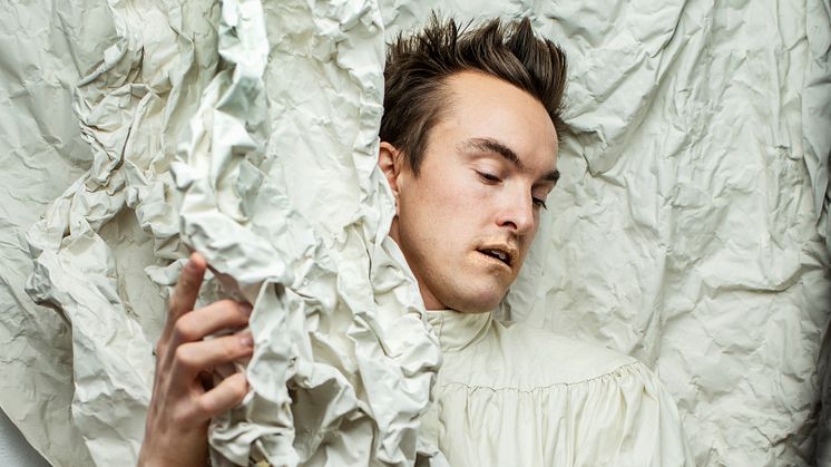 ”A Sensoral Lecture” - ett solo av och med Sindri Runudde som turnerat i åtta länder. Foto: Chrisander Brun