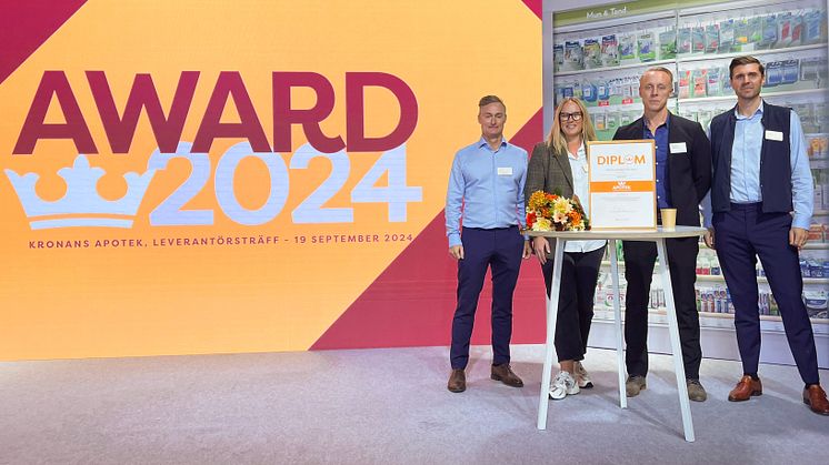 Christer Kihlberg, Sara Norman, Anders Alm, Axel Sundberg från Haleon.