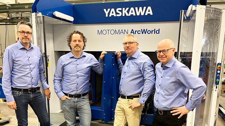 Team YASKAWA med robotsvetscellen ArcWorld.