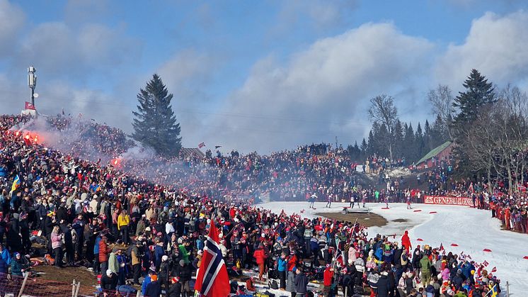 Telia leverte gode kundeopplevelser til folkehavet i Granåsen. Foto: Morten Jordheim, Telia Norge