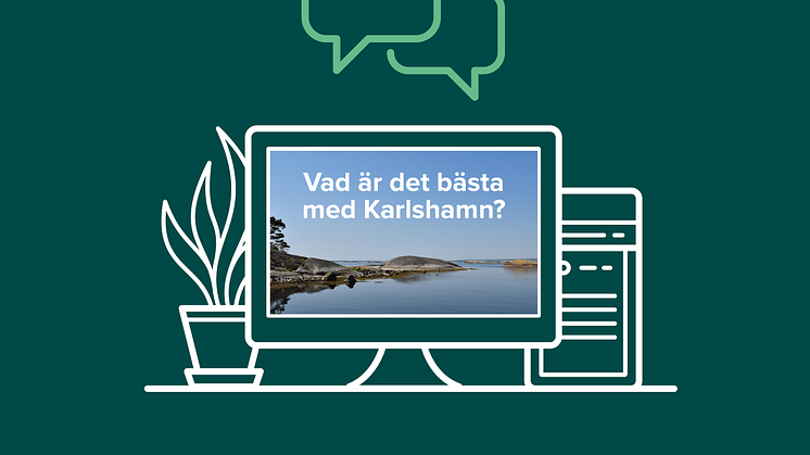 Dialogmöten samlar invånares bild av framtidens Karlshamn