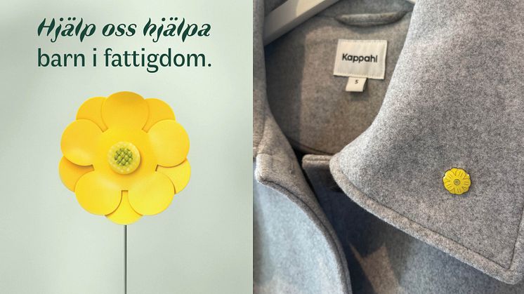 ﻿Från och med den 1 maj kan Kappahls kunder köpa årets majblomma i samtliga Kappahl-butiker runt om i Sverige