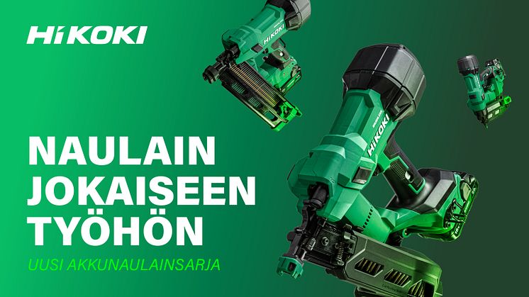HiKOKIn uuden sukupolven naulaimet – tarkkuutta ja tehoa ammattikäyttöön
