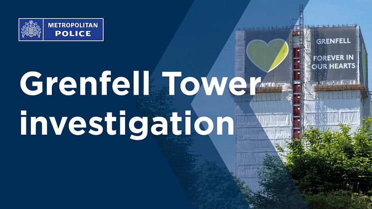 Met responds to publication of Grenfell Tower public inquiry report