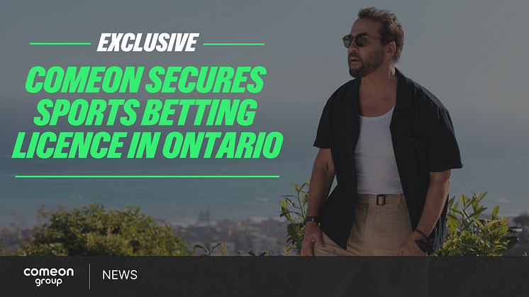 ComeOn secures sports betting licence in Ontario 