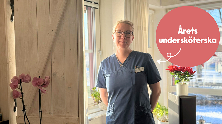 Grattis Mia – Årets undersköterska