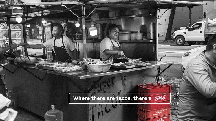 Från taquerias till tacofredagar – nya kampanjen: “Where there are tacos, there’s Coca-Cola”
