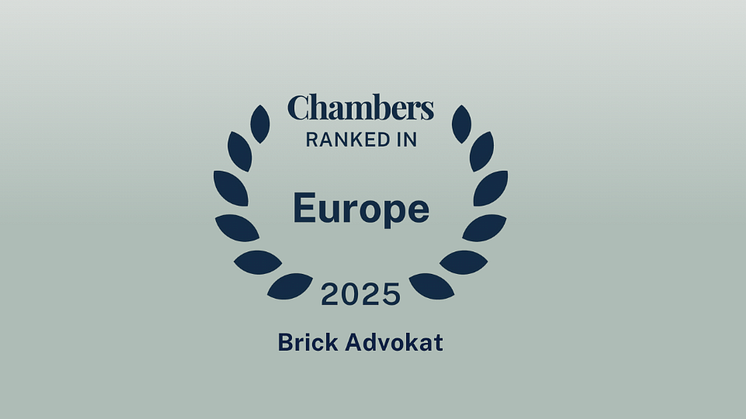 Brick Advokat rankas av Chambers & Partners 2025