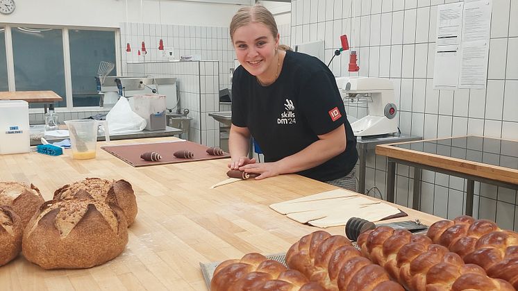 Line Munk Erikslev fra KonditorBager i Ørum skal til WorldSkills i Frankrig