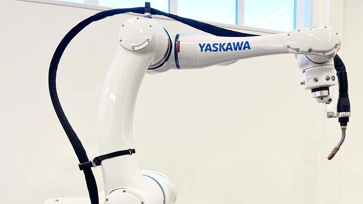 Programmering av kollaborativ robot HC20 med hjälp av handguidning. 