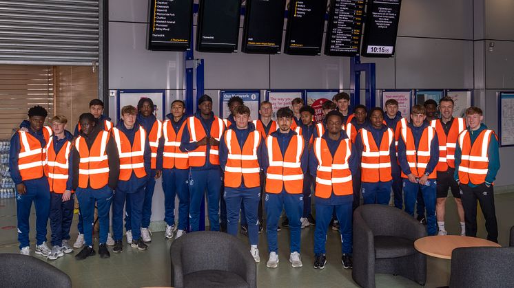 Luton Town players participated in a community day at Luton Airport Parkway. More images below.