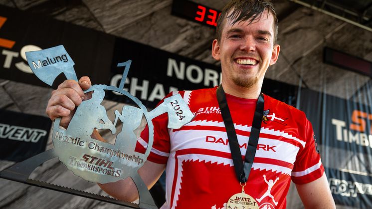 Danske Bo Andersen er nordisk mester i Rookie-klassen. 