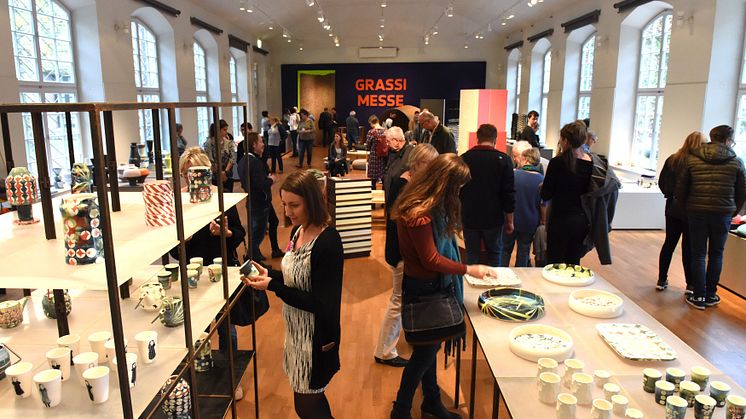 Grassimesse in Leipzig: Blick in die Ausstellung - Foto: Karola Bauer