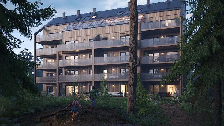 Brf Silva avropat – moderna lägenheter i naturnära Nordtag, Kungälv