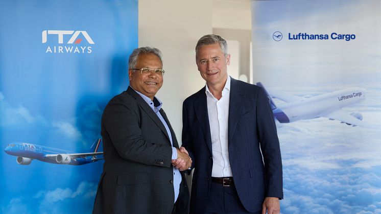 Lufthansa Cargo to market cargo capacities of ITA Airways and adds Rome as its 5th hub 