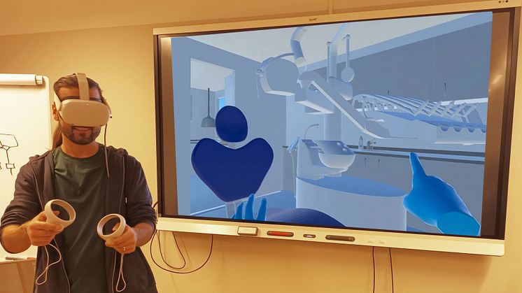 interaktiv träning med VR-teknik i Nackademins tandsköterskeutbildning 