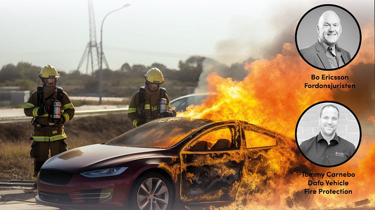 WEBBINARIUM med Bo Ericsson, Fordonsjuristen & Tommy Carnebo, Dafo Vehicle Fire Protection.  Foto: Dafo Vehicle Fire Protection