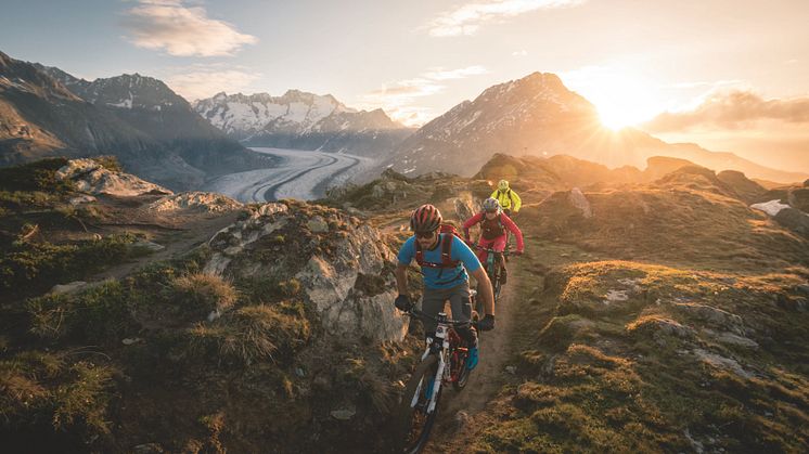 Moosfluh-Breithorn, Mountainbiketour Stoneman Glaciara, Wallis ©Pascal Gertschen