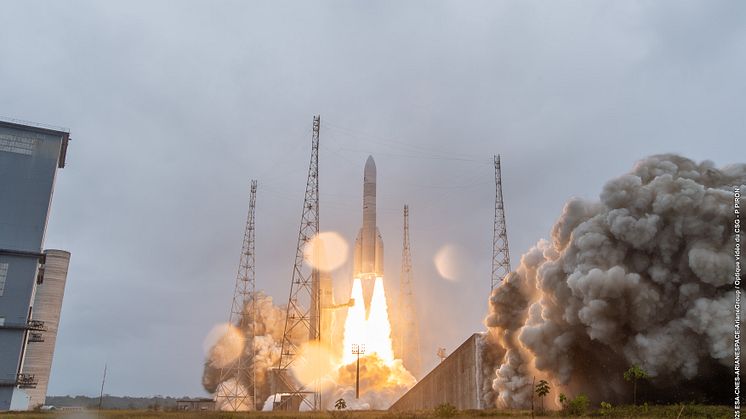 Foto: 2025 ESA-CNES-ARIANESPACE-ArianeGroup / Optique vidéo du CSG - P PIRON
