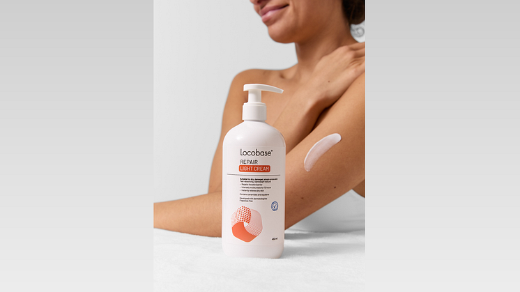 Nyhet för mycket torr hud! Locobase Repair Light Cream – en reparerande kräm med lätt konsistens 