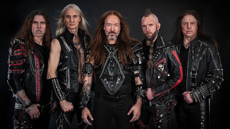 Hårdrockspubliken i Skellefteå kan se fram emot våren 2025 då Hammerfall gästar Sara kulturhus.
