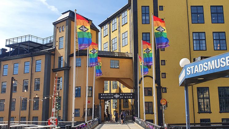 Den 18 maj invigs årets East Pride på Arbetets museum. På agendan står bland annat samtal om bokcensur och om queer kamp i en tid av motstånd. Foto: Anna Redmalm