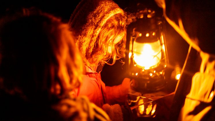 Samsø har både tilbud til voksne og børn til Lys i Mørket - foto Jeanette Philipsen