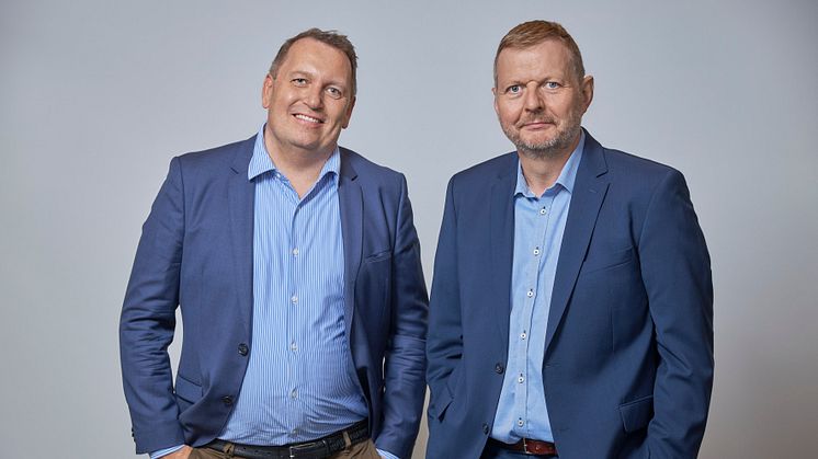 Jesper Holm Kristoffersen og Kristian Voldby Olsen. Foto: Brunata A/S