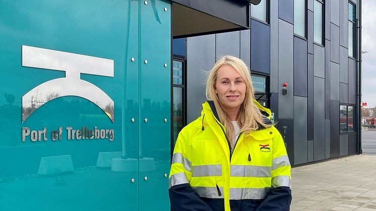 Malin Collin är Trelleborgs Hamns nya vd sedan 24 februari 2025