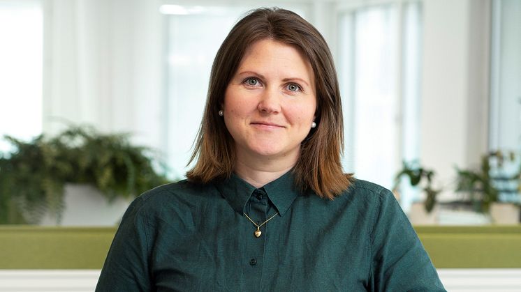 Maria Berg Lissel, specialist inom klimatanpassning på Structor Miljöbyrån Stockholm. Foto: Structor