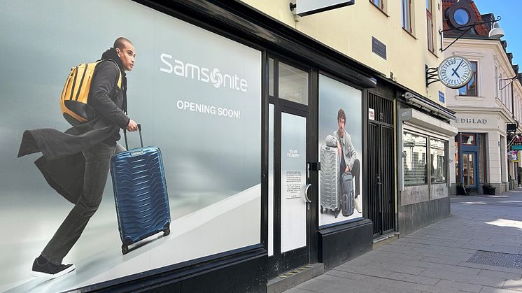 Samsonite öppnar ny Flagship store i centrala Göteborg