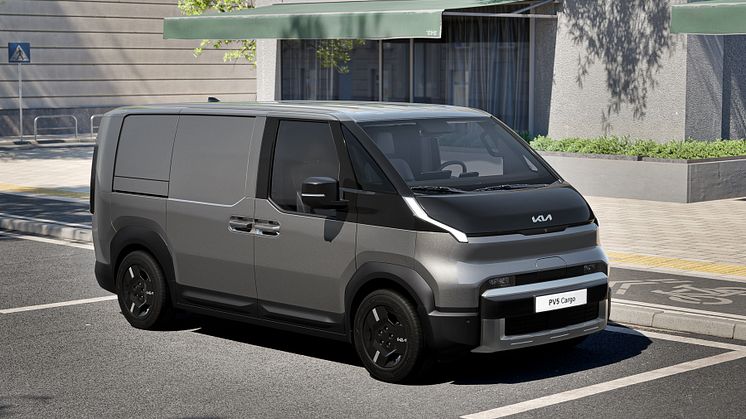 Kia PV5: Exteriördesign som omdefinierar den helelektriska transportbilen