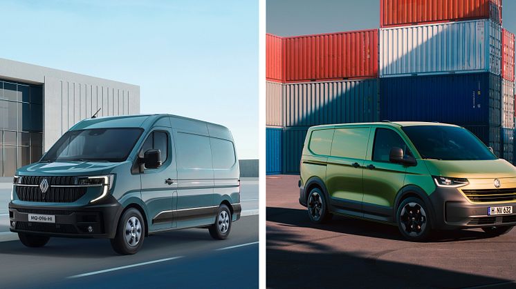 Renault Master E-Tech electric och VW eTransporter får båda svensk premiär på eCarExpo
