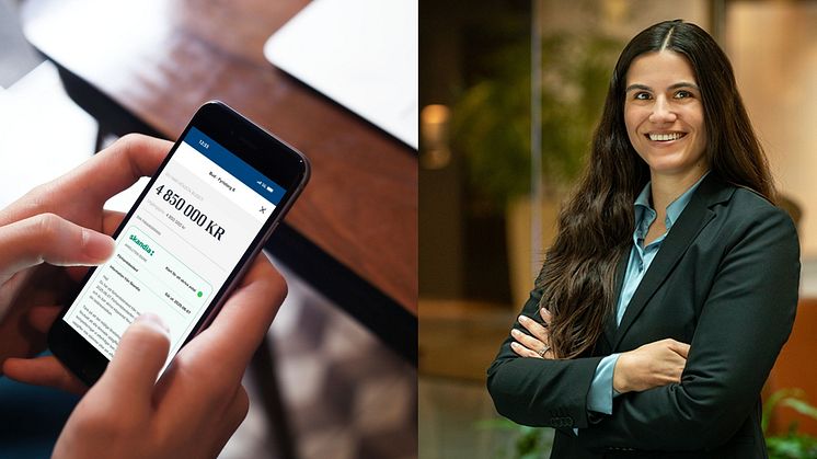 Till höger Isabella Gross, produktchef Bolån på Skandiabanken.