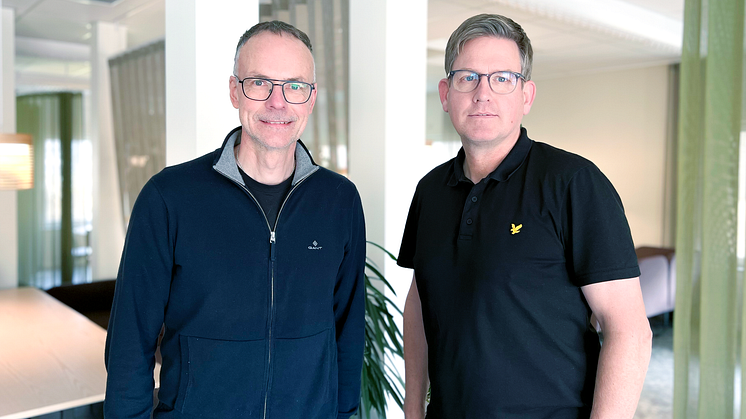 Fredrik Alm, Chef Elnät och Daniel Eriksson, Chef Värme&Kyla