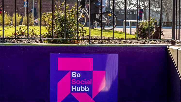 Rosengård Fastighets AB:s bosociala hubb på Rosengård i Malmö. Foto: Miriam Preis.