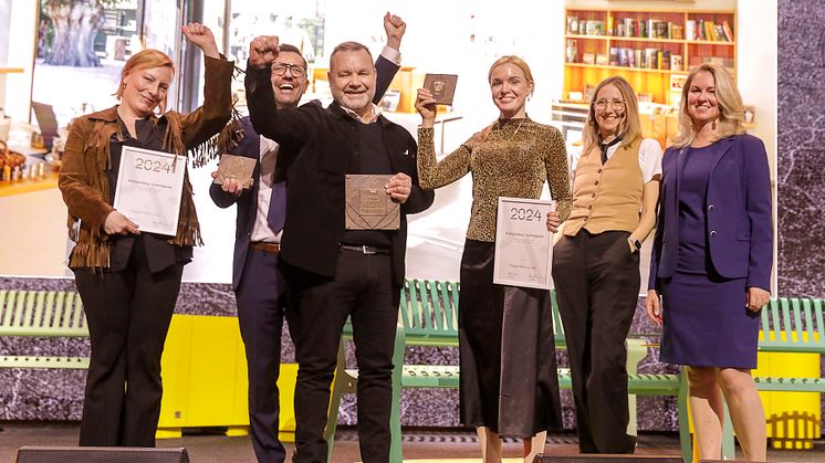 Årets vinnare av Kasper Salin-priset. Foto: Sören Andersson. 