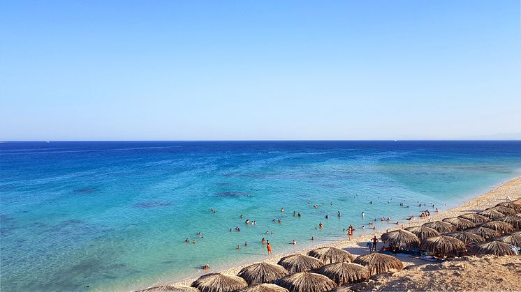 Bokningarna till Egypten har ökat jämfört med i fjol. I bild: Mahmaya Island utanför Hurghadas kust.