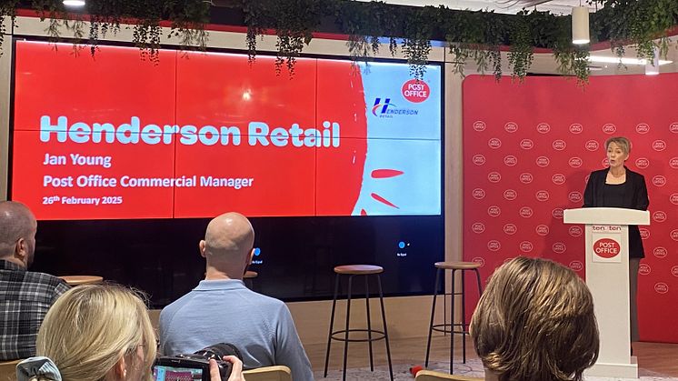 Post Office celebrates much-valued partnership with Henderson Retail 