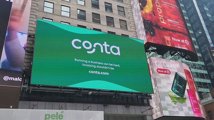 Conta lanserer i USA