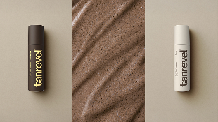 Nyhet! Tanrevel® lanserar Self Tan Mousse i tre olika nyanser med aerosolteknik