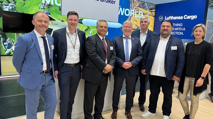 CB Customs Broker, Lufthansa Cargo and GEORGI Management at transport logistic 2023