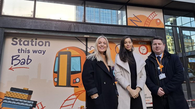 West Midlands Railway unveils vibrant new look for Snow Hill station in partnership with Colmore BID