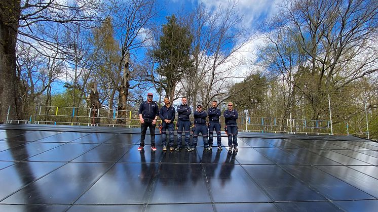 Smart Solar Roof Prefabricerat solcellstak