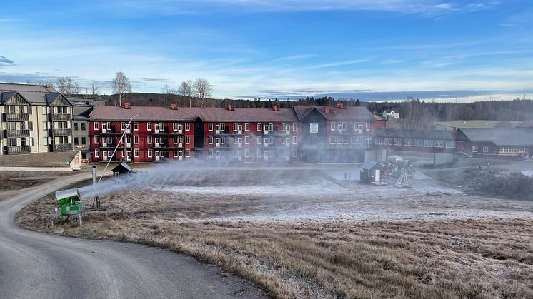 Nu startar Kungsberget snökanonerna – storsatsning på tryggare snösäsong